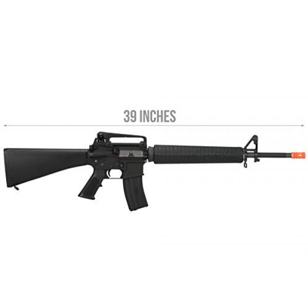 Lancer Tactical Airsoft Rifle 2 Lancer Tactical WE M16A3 Open Bolt Full Metal Gas Blowback Airsoft GBBR Rifle Black