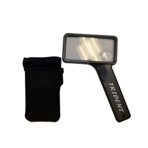 Trident Tactical Diving Magnifier 4 Trident Magnifier and Case for Scuba Photographers