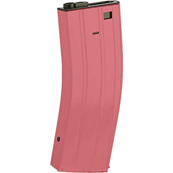 Evike Airsoft Gun Magazine 1 Evike Matrix Full Metal 370 Round Happy Valentine Flashmag for M4 M16 Series Airsoft AEG