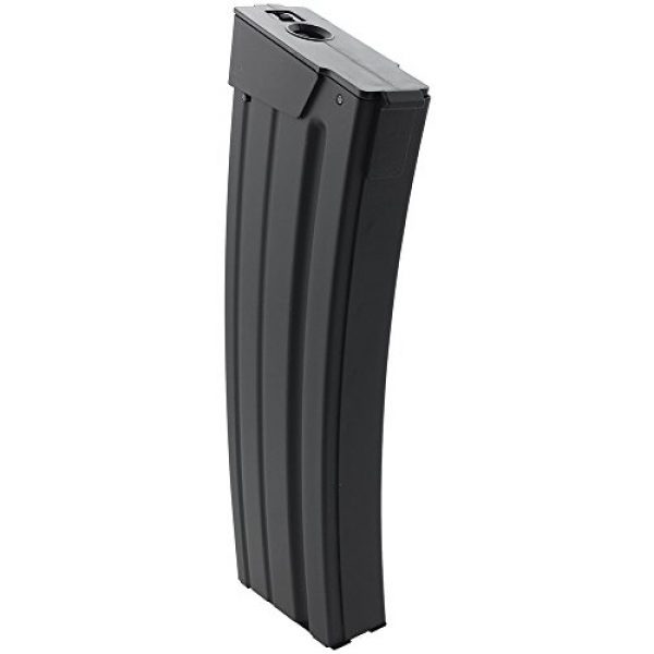 SportPro Airsoft Gun Magazine 2 SportPro 110 Round Metal Medium Capacity Magazine for AEG Galil SAR Airsoft - Black