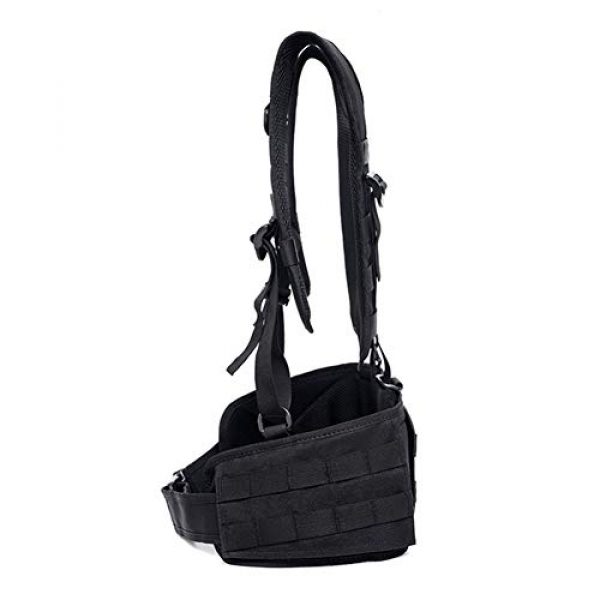 Shefure Airsoft Tactical Vest 5 Shefure Tactical H-Harness Waist Battle Belt Suspenders Hunting Molle Vest Chest Rig