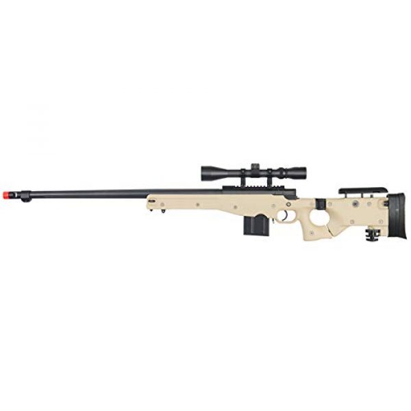 Well Airsoft Rifle 1 Well MB4403 Airsoft Sinper Rifle W/Scope - Tan
