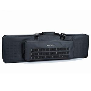 FEAR GEAR Rifle Case 1 FEAR GEAR American Classic Sniping Tactical Double Long Rifle Pistol Airsoft Gun Bag Firearm AR15 Case Gun Cases for Rifles Case Hunting Shotgun Case Waterproof