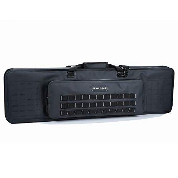 FEAR GEAR Rifle Case 1 FEAR GEAR American Classic Sniping Tactical Double Long Rifle Pistol Airsoft Gun Bag Firearm AR15 Case Gun Cases for Rifles Case Hunting Shotgun Case Waterproof