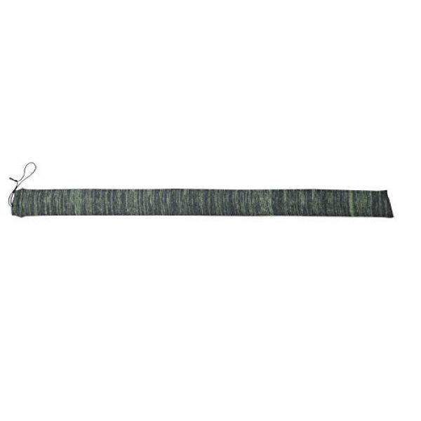 PXDREAM Rifle Case 7 PXDREAM 54" Shotgun Rifle Sock Sleeve Case Shooting Hunting Gun Silicone Slip Bag Case - Green (Pack of 2 Pieces)