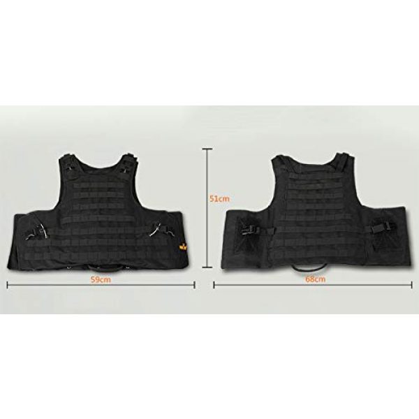 BGJ Airsoft Tactical Vest 5 BGJ Military Tactical Vest Equipment Molle Assault Carrier Airsoft Vest Outdoor Shooting CS Hunting Combat Camouflage Vest Gear