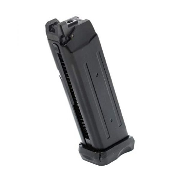 Generica Airsoft Gun Magazine 1 Generica Airsoft Spare Parts APS 23rd CO2 Magazine for ACP601 ACP606 A-Cap Z1-Cap Black Hornet Dragonfly Scorpion Shark Spyder X1-Cap/Tokyo Marui/WE/Armorer Works Black