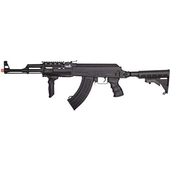 Lancer Tactical Airsoft Rifle 1 Lancer Tactical 47 LT-728C AEG Airsoft Rifle with Retractable Stock Black