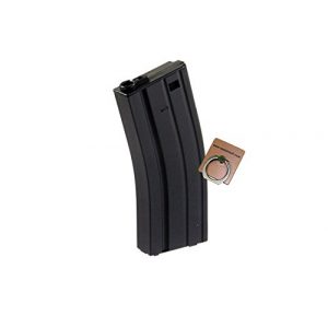 CYMA Airsoft Gun Magazine 2 CYMA 140rds Mid-Cap Magazine for Marui Standard M4 Airsoft AEG X 3pcs -Mobile Ring Included