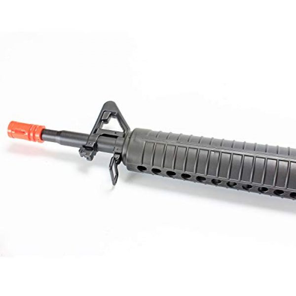 BBTac Airsoft Rifle 3 BBTac M16-A1 Vietnam Model Spring Action Assault Rifle, Black (BT-M16A1_(a))