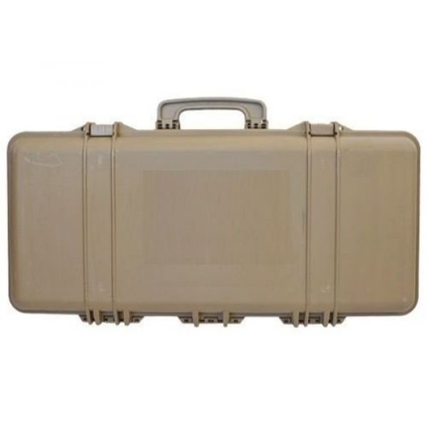 SRC Rifle Case 1 SRC Tan Foam Padded Plastic Airsoft Rifle Gun Case