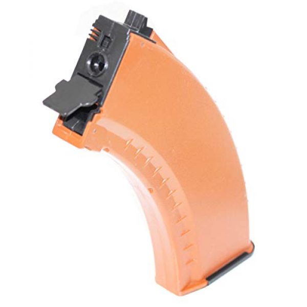 Airsoft Gang Airsoft Gun Magazine 1 Airsoft Parts CYMA 550rd Mag Hi-Cap Magazine for CYMA Tokyo Marui Jing Gong JG Classic Army ICS AK Series AEG Orange