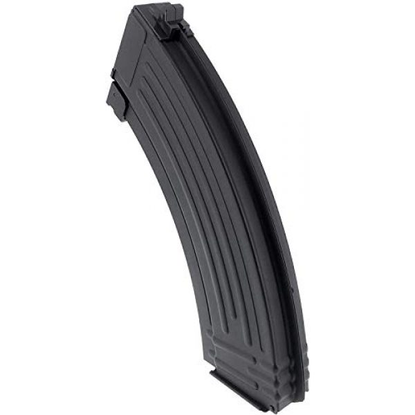 SportPro Airsoft Gun Magazine 4 SportPro Jing Gong 520 Round Flash Metal High Capacity Flash Magazine for AEG AK47 AK74 3 Pack Airsoft - Black