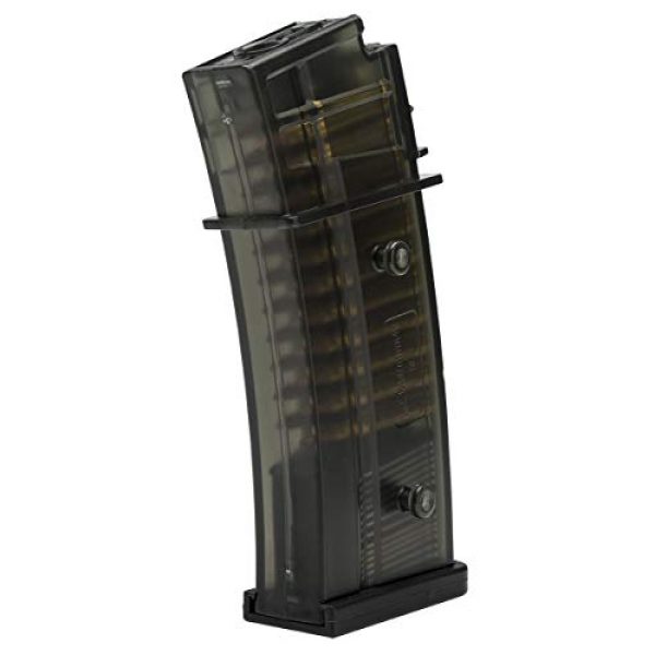 Elite Force Airsoft Gun Magazine 1 Elite Force 2275051 Hi-Cap Magazine - 400 RDS 6 mm BB, Black, One Size