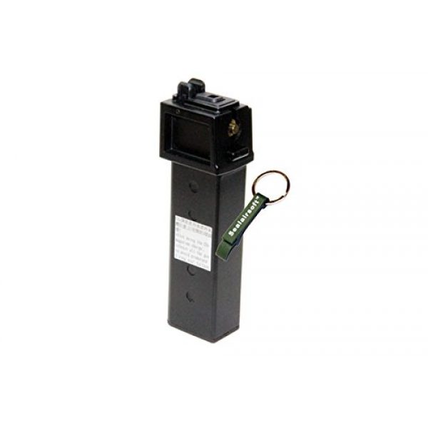 KJW Air Gun Magazine 2 KJ Works 30rds Airsoft Metal 6mm CO2 Magazine For KC-02 .22 GBB Black -Mobile Ring Included