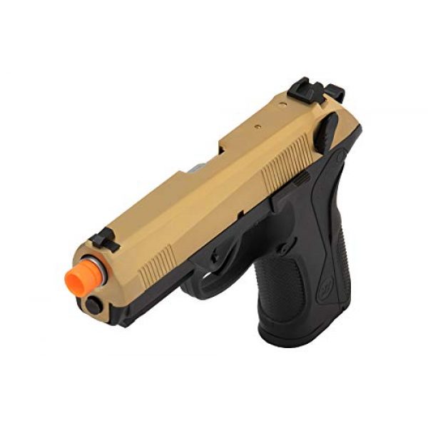 Lancer Tactical Airsoft Pistol 3 Lancer Tactical WE Bulldog Full Size Full Metal Gas Blowback Airsoft Pistol Titanium Gold 280 FPS