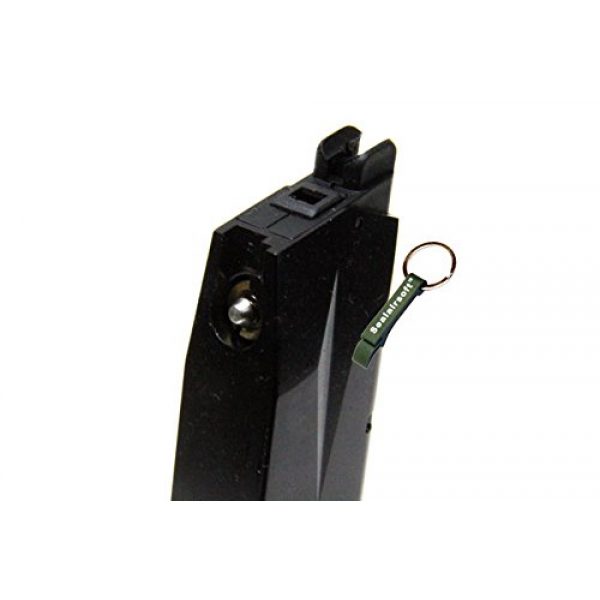 KJW Airsoft Gun Magazine 3 KJ Works 24rds Airsoft Metal 6mm GAS Magazine For P229 KP02 GBB -Mobile Ring Included