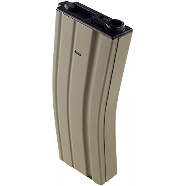 SportPro Airsoft Gun Magazine 2 SportPro Jing Gong 300 Round Metal High Capacity Magazine for AEG M4 M16 Airsoft - Tan