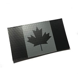 Empire Tactical USA Airsoft Morale Patch 1 Empire Tactical USA Wolf Grey Canadian 3.5x2 Inch Infrared Reflective Multicam Ir Flag Patch Army Canada Special Forces