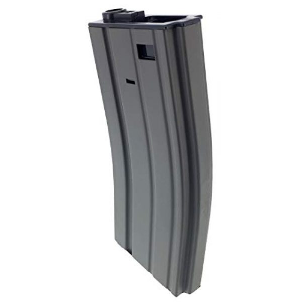 SportPro Airsoft Gun Magazine 4 SportPro Jing Gong 300 Round Metal High Capacity Magazine for AEG M4 M16 Airsoft - Grey