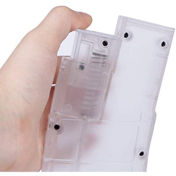 Hunting Explorer Airsoft Gun Magazine 5 Hunting Explorer Airsoft Plastic BB Speed Loader Magazine 500 Round Paintball Gun Quick Hunting Accessories Speedloader