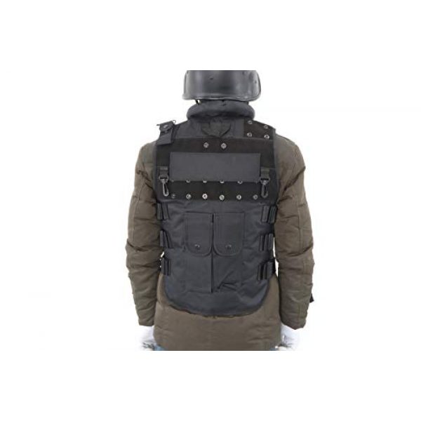 Sutekus Airsoft Tactical Vest 3 Sutekus Tactical Vest for Outdoor Paintball Airsoft Game Combat Training & Costume