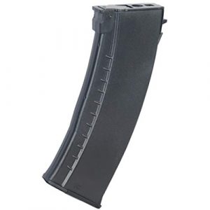 Lancer Tactical Airsoft Gun AK74 AEG Magazine 1 Lancer Tactical AK74 HI-Cap 600rd Airsoft AEG Magazine BBS Black