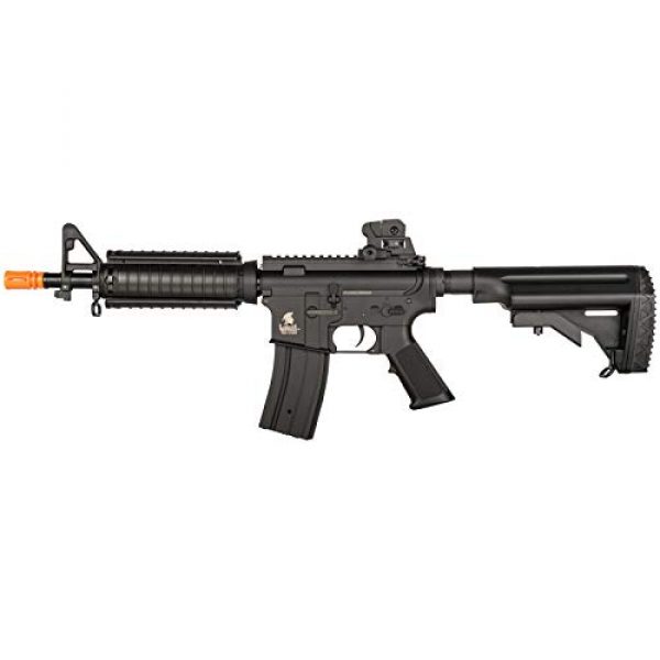 Lancer Tactical Airsoft Rifle 1 Lancer Tactical Airsoft M4 AEG Rifle with Crane Stock Black