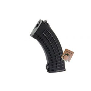 CYMA Airsoft Gun Magazine 1 CYMA AK74 500rd Wire Pull Mag for AEG AK BK -Mobile Ring Included