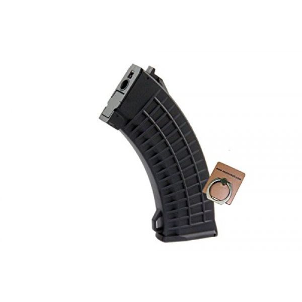 CYMA Airsoft Gun Magazine 1 CYMA AK74 500rd Wire Pull Mag for AEG AK BK -Mobile Ring Included
