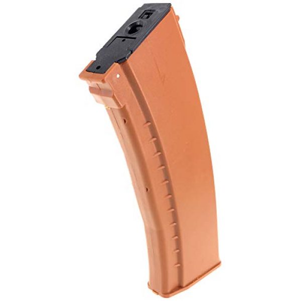 SportPro Airsoft Gun Magazine 3 SportPro Jing Gong 500 Round Flash Polymer High Capacity Flash Magazine for AEG AK47 AK74 Airsoft - Brown