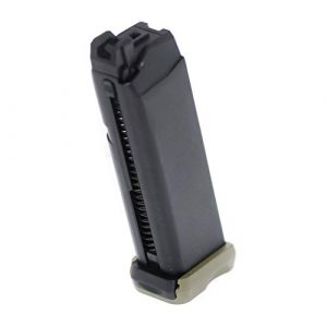 Generica Airsoft Gun Magazine 1 Generica Airsoft Spare Parts APS 23rd CO2 Magazine for ACP601 ACP606 A-Cap Z1-Cap Black Hornet Dragonfly Scorpion Shark Spyder X1-Cap/Tokyo Marui/WE/Armorer Works Black/OD