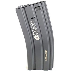 BULLDOG AIRSOFT Airsoft Gun Magazine 1 BULLDOG AIRSOFT M4 Mags [Hi-Cap/Mid-Cap] Magazine for M4/M16 Series Airsoft AEG Rifles