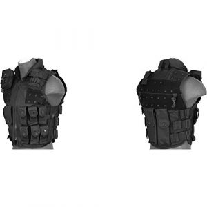 Lancer Tactical Airsoft Tactical Vest 1 Lancer Tactical UK Arms SWAT Police Law Enforcement Replica Tactical Vest with Patches