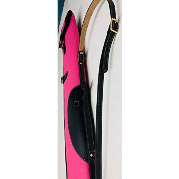 Equinez Tools Rifle Case 5 Equinez Tools Buffalo Geniune Leather Hunting Shot Gun CASE. Beautiful CASE, Cover