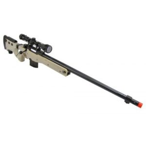 Prima USA Airsoft Rifle 1 well l96 heavy single bolt action spring airsoft sniper rifle with scope tan(Airsoft Gun)