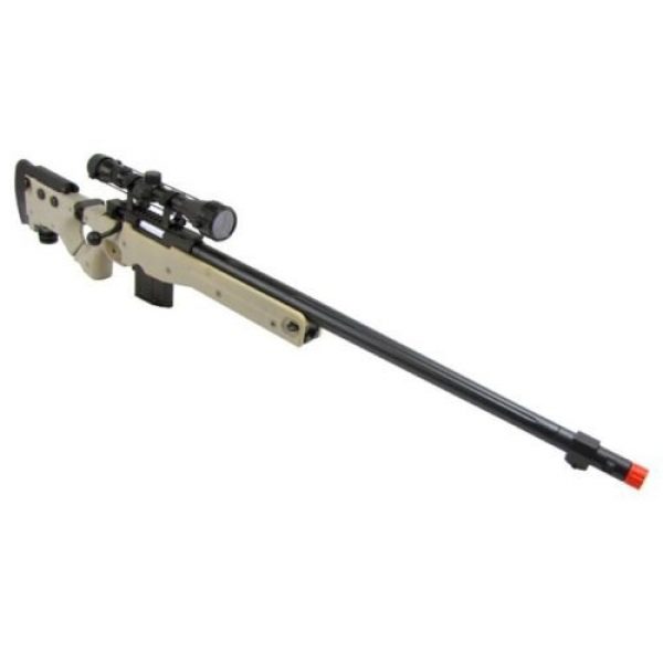 Prima USA Airsoft Rifle 1 well l96 heavy single bolt action spring airsoft sniper rifle with scope tan(Airsoft Gun)