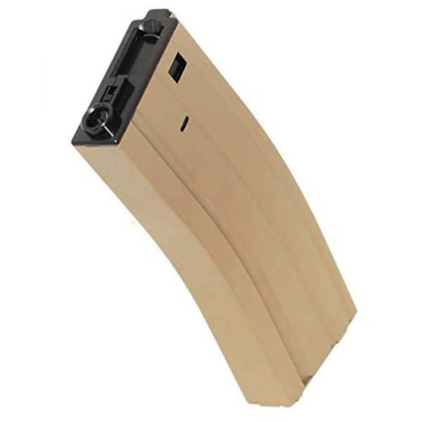 Generica Airsoft Gun Magazine 1 Airsoft Spare Parts CYMA 350rd Hi-Cap Mag Magazine for M4 M16 Series AEG Dark Earth Tan