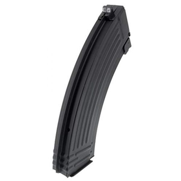 SportPro Airsoft Gun Magazine 5 SportPro Jing Gong 520 Round Flash Metal High Capacity Flash Magazine for AEG AK47 AK74 Airsoft - Black