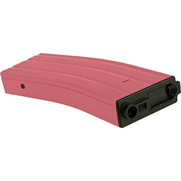 Evike Airsoft Gun Magazine 3 Evike Matrix Full Metal 370 Round Happy Valentine Flashmag for M4 M16 Series Airsoft AEG