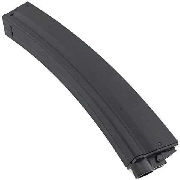 SportPro Airsoft Gun Magazine 6 SprotPro Army Force 220 Round Metal High Capacity Magazine for AEG MP5 Airsoft - Black