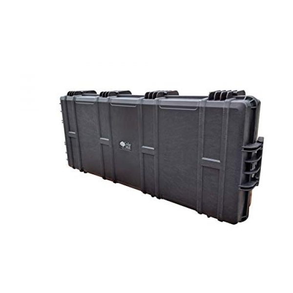 Cedar Mill Fine Firearms Rifle Case 6 Cedar Mill Fine Firearms Triple 3 Rifle/Bow Case DS3TeK Hard Shell Waterproof Lockable Gun Carry Case with Wheels Handle Pick and Pluck Foam TSA Airline Approved Air Travel