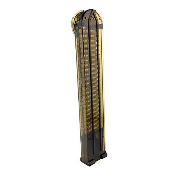 SportPro Airsoft Gun Magazine 5 SportPro Army Force 68 Round Polymer Low Capacity Magazine for AEG P90 Airsoft - Transparent