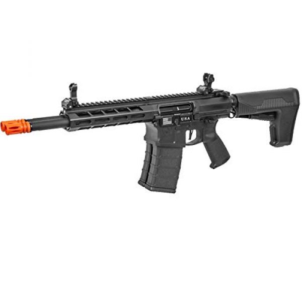 Lancer Tactical Airsoft Rifle 3 Lancer Tactical Classic Army DT-4 Double Barrel AR AEG Airsoft Rifle Black 350 FPS
