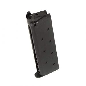Generica Airsoft Gun Magazine 1 Generica Airsoft Spare Parts 25rd Gas Mag Metal Magazine for M1911 Series GBB Pistol Black