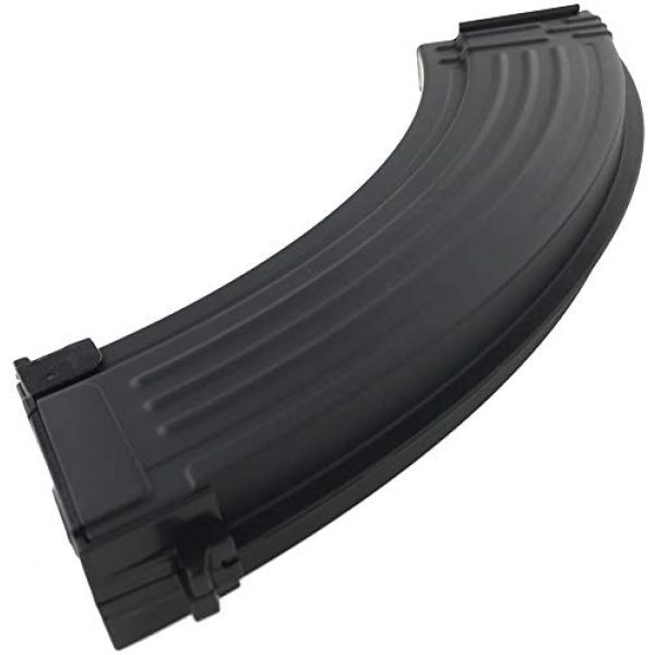 SportPro Airsoft Gun Magazine 6 SportPro CYMA 800 Round Metal RPK High Capacity Magazine for AEG AK47 AK74 Airsoft - Black