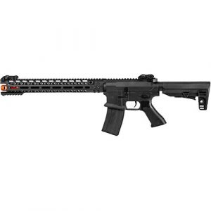 Lancer Tactical Airsoft Rifle 1 Lancer Tactical JG Golden Eagle E6598 15" M4 M-LOK AEG Airsoft Rifle Black