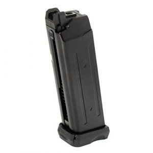 Generica Airsoft Gun Magazine 1 Generica Airsoft Spare Parts APS 23rd Dual Power CO2 Magazine for ACP601 ACP606 A-Cap Z1-Cap Black Hornet Dragonfly Scorpion Shark Spyder X1-Cap/Tokyo Marui/WE/Armorer Works Black