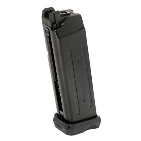 Generica Airsoft Gun Magazine 1 Generica Airsoft Spare Parts APS 23rd Dual Power CO2 Magazine for ACP601 ACP606 A-Cap Z1-Cap Black Hornet Dragonfly Scorpion Shark Spyder X1-Cap/Tokyo Marui/WE/Armorer Works Black