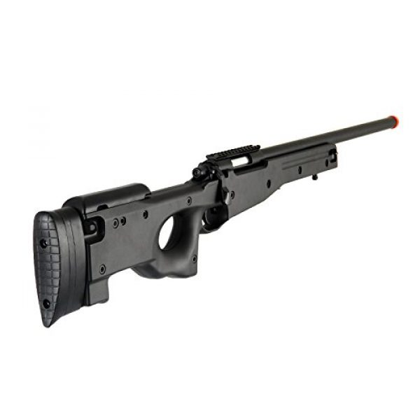 AGM Airsoft Rifle 4 AGM L96 Bolt Action Spring Sniper Airsoft Rifle Gun FPS 465 (Black)